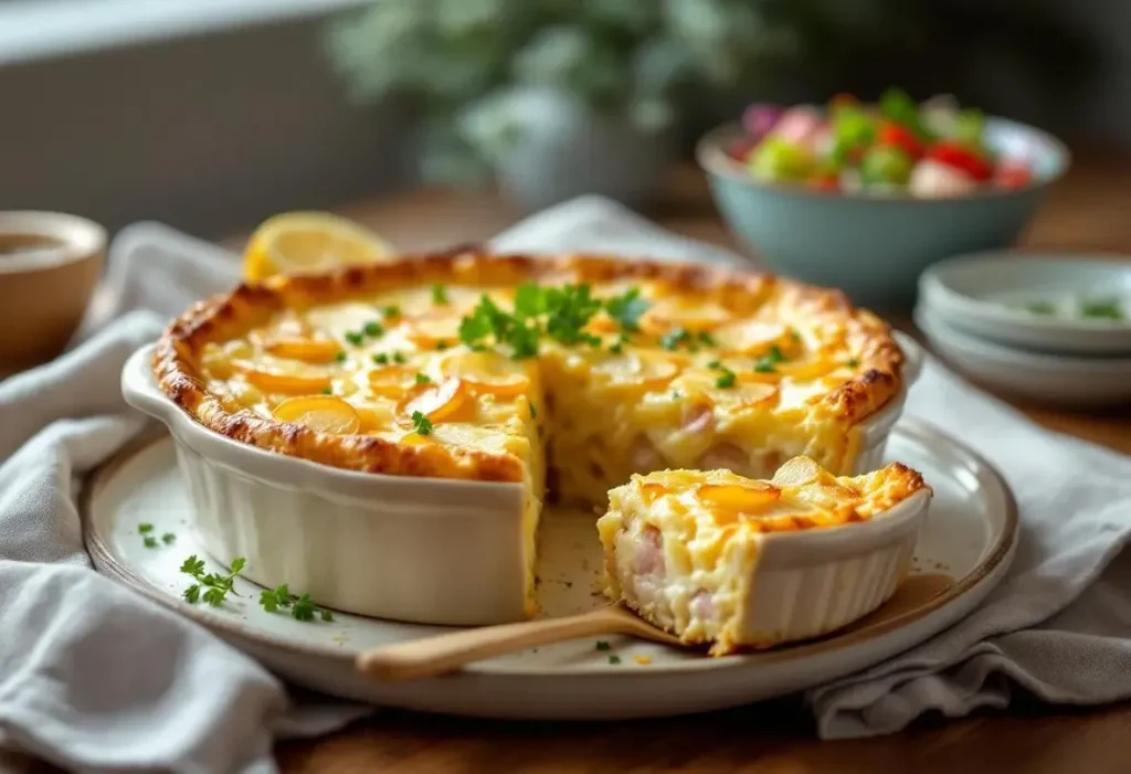 Marre des quiches ? Craquez pour ce clafoutis pommes de terre-thon ultra fondant, prêt en 5 minutes