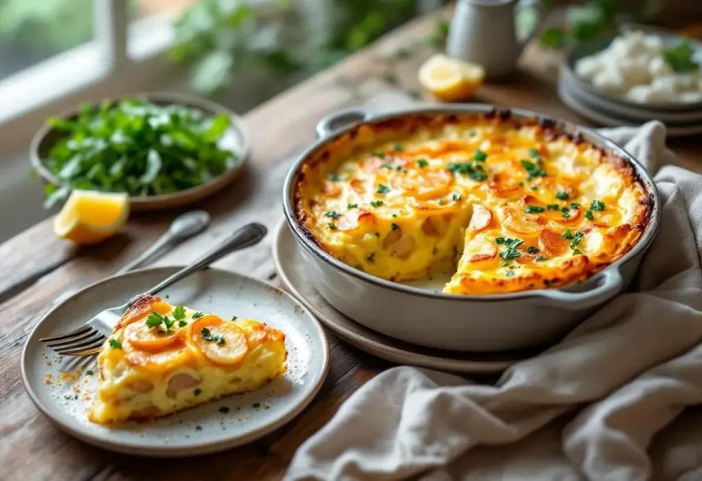 Marre des quiches ? Succombez à ce clafoutis pommes de terre-thon ultra fondant, prêt en 5 minutes
